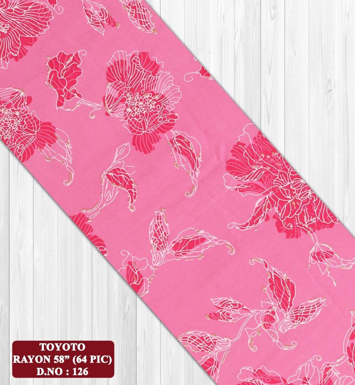 Toyoto Rayon Printed Fabric –Soft & Stylish Dress Material
