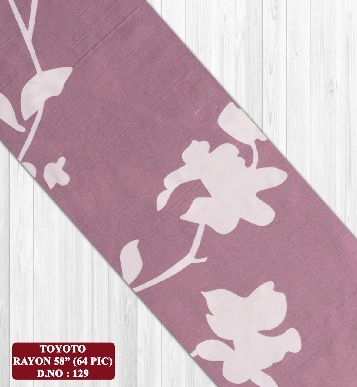 Toyoto Rayon Printed Fabric –Soft & Stylish Dress Material