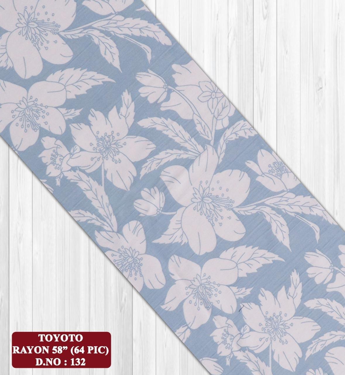 Toyoto Rayon Printed Fabric –Soft & Stylish Dress Material