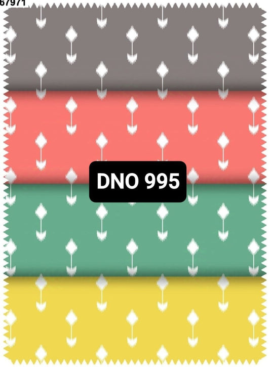 Rayon ODP Print Fabric – Ikat & Geometric Pattern
